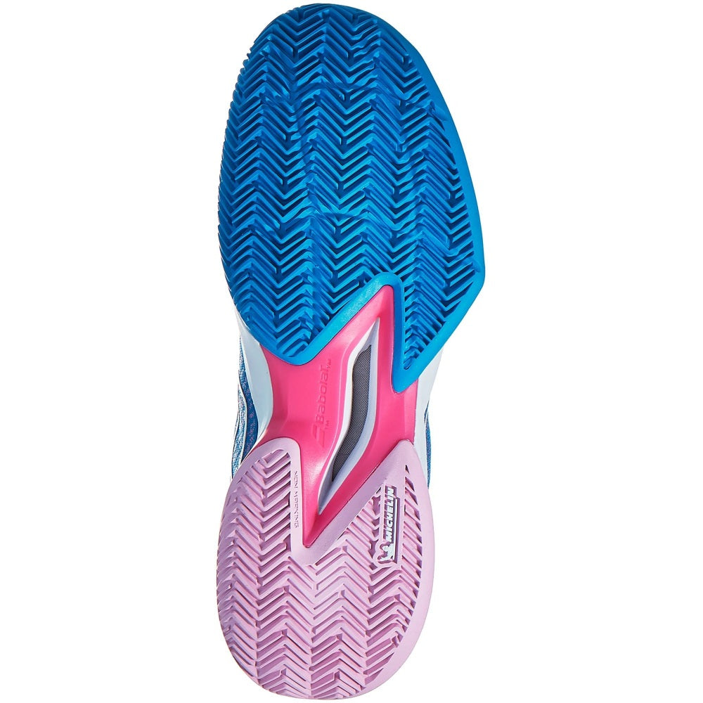 31S23630-4106 Babolat Women's Jet Mach 3 All Court Tennis Shoes (French Blue) - Sole