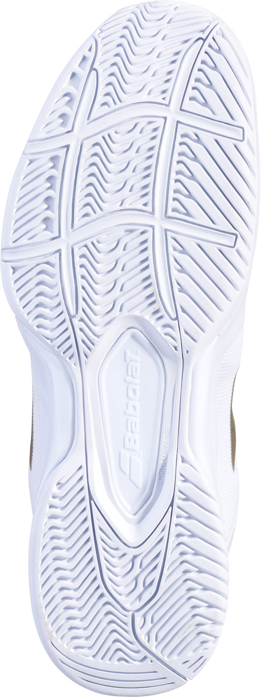 31S23885-1070 Babolat Women's SFX3 All Court Wimbledon Tennis Shoes (White/Gold)
