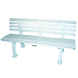 3230 Har-Tru Courtsider Court Bench -White