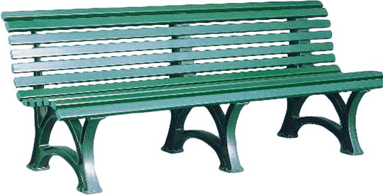 Har-Tru Multi-Purpose 6 1/2 Foot Tennis Court Bench - Green