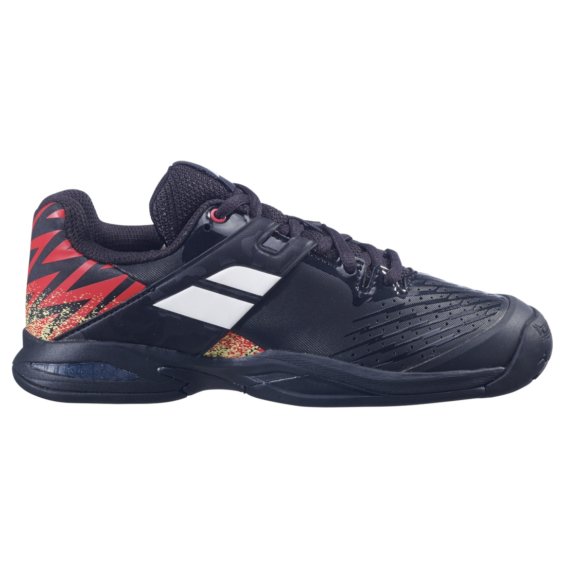 33S21478-2001 Babolat Junior Propulse All Court Tennis Shoe (Black/White)