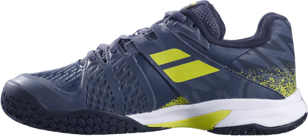 33S23478-3027 Babolat Junior Boys Propulse All Court Tennis Shoe (Grey/Aero)