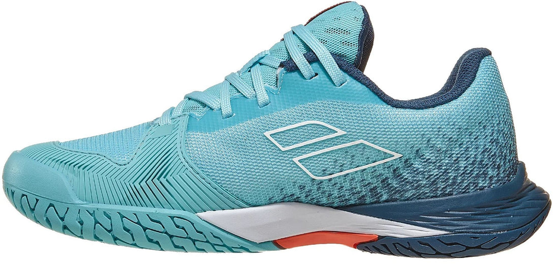33S23648-4105 Babolat Junior Boys Jet Mach 3 All Court Tennis Shoes (Angel Blue)