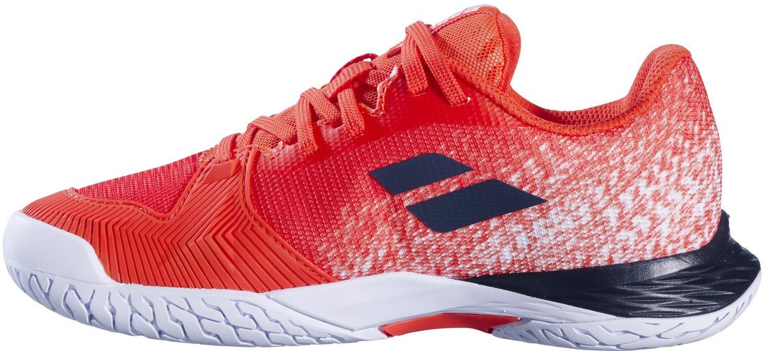 33S24648-5059 Babolat Junior Jet Mach 3 All Court Tennis Shoes (Strike Red/White)