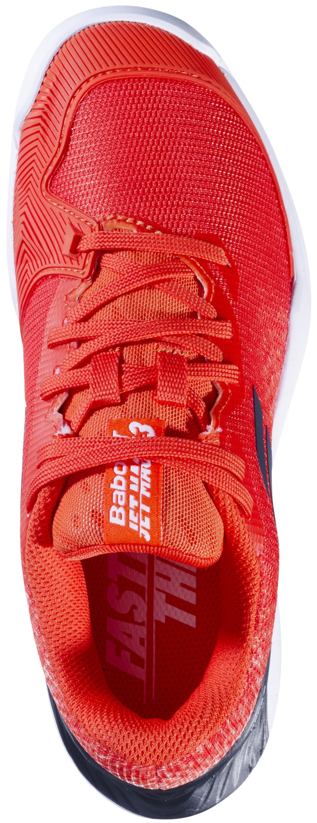 33S24648-5059 Babolat Junior Jet Mach 3 All Court Tennis Shoes (Strike Red/White)