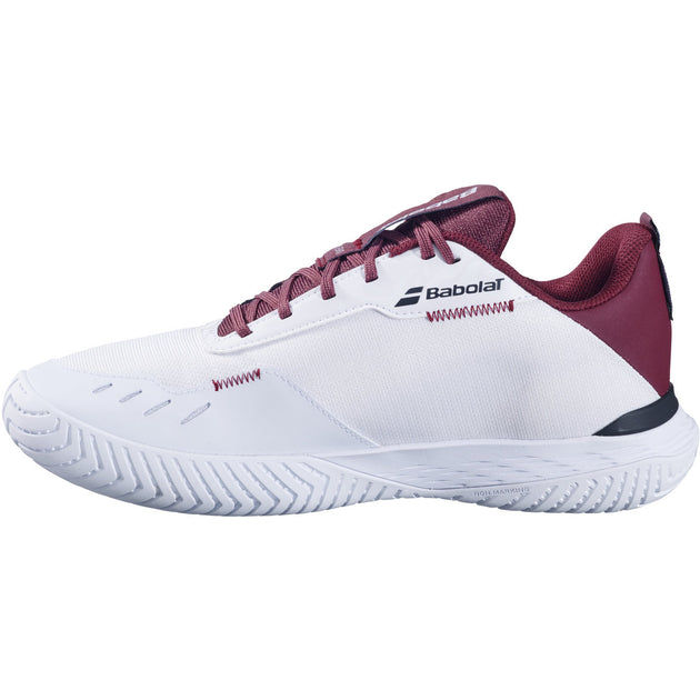 3A0F25A555-1109 Babolat Men's SFX Evo All Court Tennis Shoes (White/Port Royale)