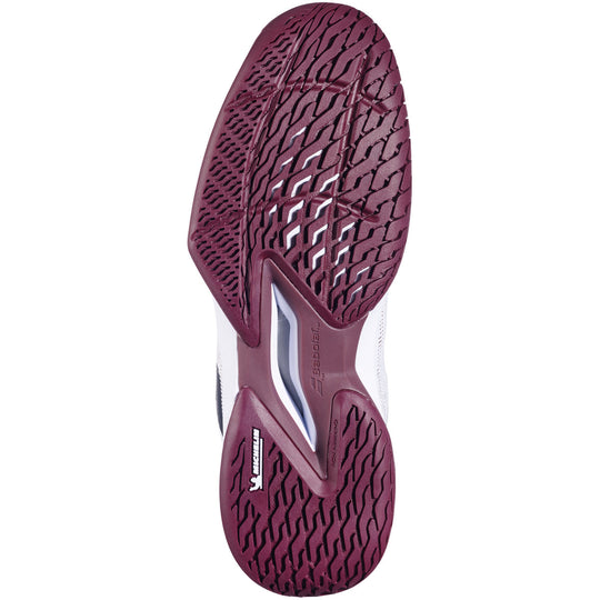 3A0F25A649-1109 Babolat Men's Jet Tere 2 All Court Tennis Shoes (White/Port Royale)