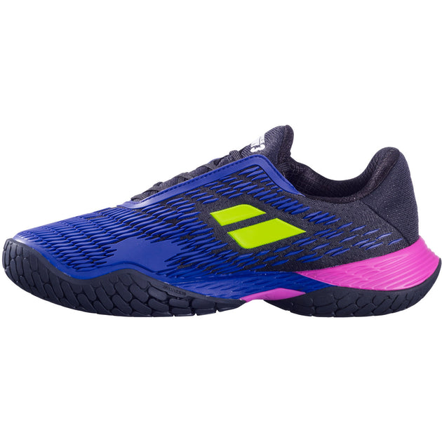 3A0F25C208-2050 Babolat Men's Propulse Fury 3 All Court Tennis Shoes (Black/Dark Blue)