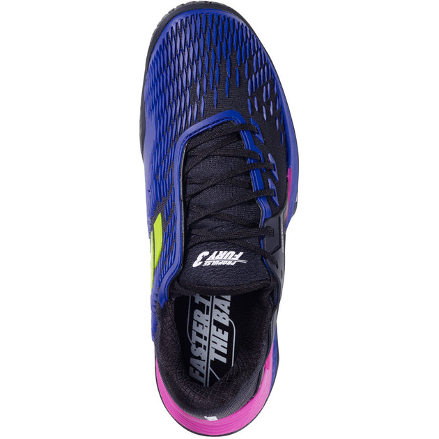 3A0F25C208-2050 Babolat Men's Propulse Fury 3 All Court Tennis Shoes (Black/Dark Blue)