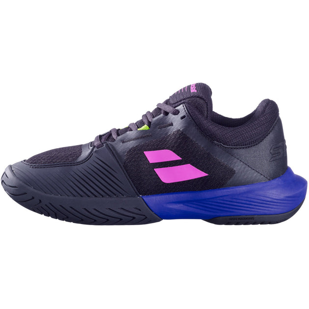 3A0F25C529-2050 Babolat Men's SFX4 All Court Tennis Shoes (Black/Dark Blue)