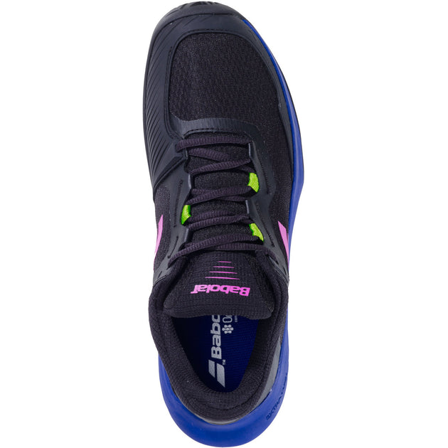3A0F25C529-2050 Babolat Men's SFX4 All Court Tennis Shoes (Black/Dark Blue)