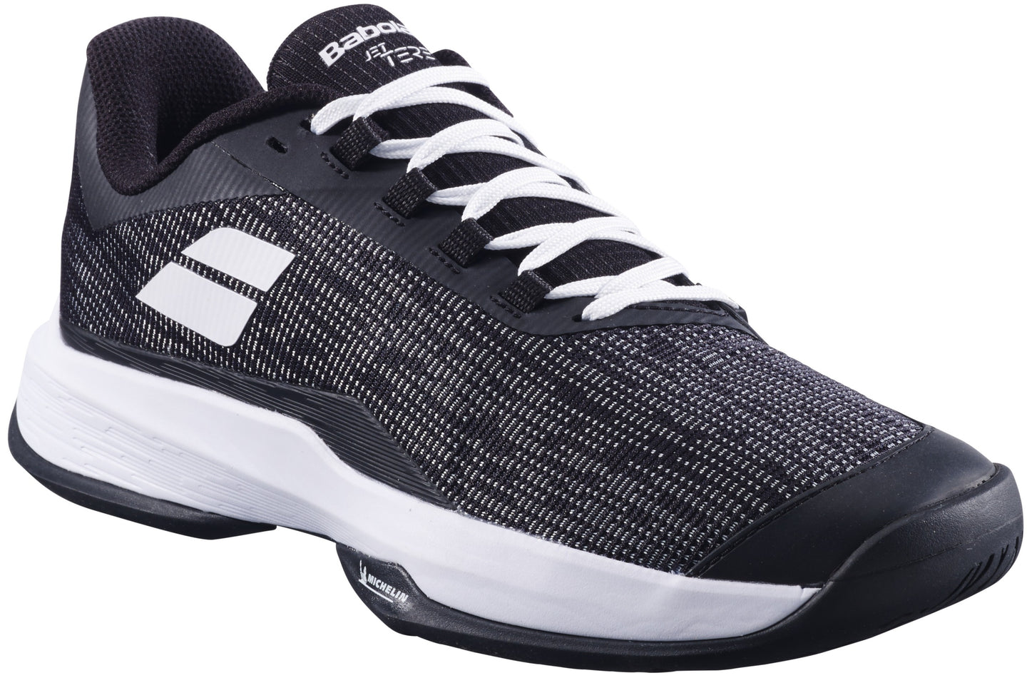 3A0S25A649-2001 Babolat Men's Jet Tere 2 All Court Tennis Shoes (Black/White)