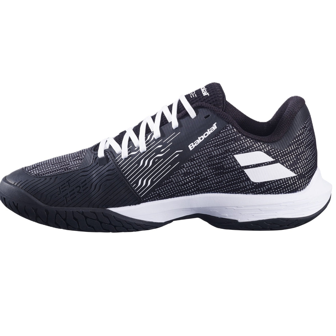 3A0S25A649-2001 Babolat Men's Jet Tere 2 All Court Tennis Shoes (Black/White)