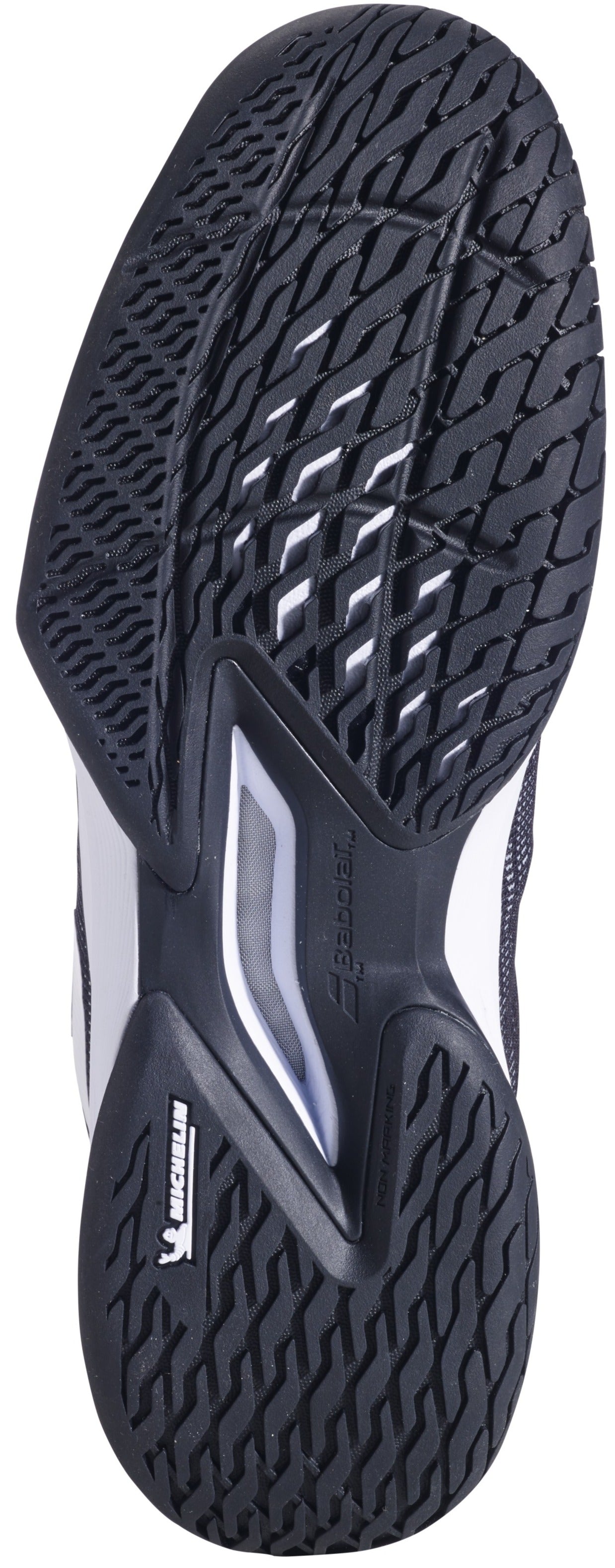 3A0S25A649-2001 Babolat Men's Jet Tere 2 All Court Tennis Shoes (Black/White)