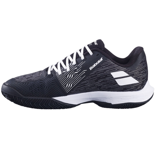 3A0S25A650-2001 Babolat Men's Jet Tere 2 Clay Court Tennis Shoes (Black/White)