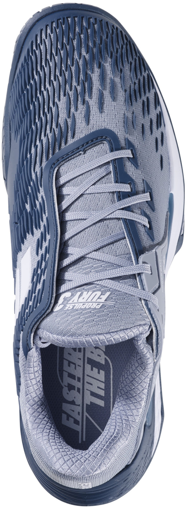 3A0S25B208-3035 Babolat Men's Propulse Fury 3 All Court Tennis Shoes (Grey/White)