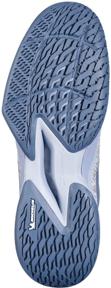 Babolat Men's Jet Mach 3 All Court Tennis Shoes (White/Dark Grey)