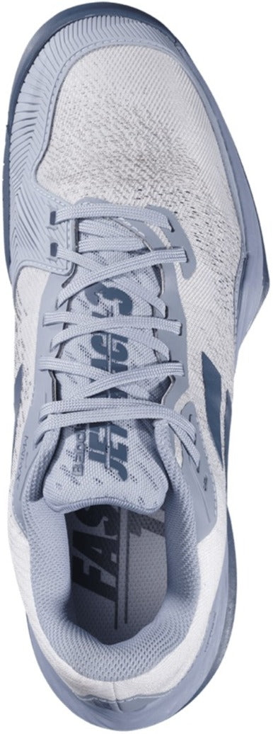 Babolat Men's Jet Mach 3 All Court Tennis Shoes (White/Dark Grey)