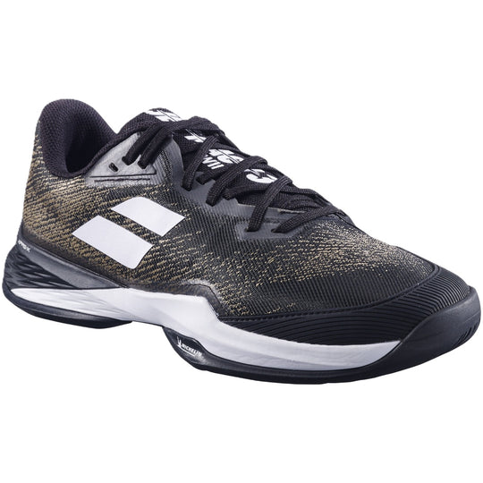 3A0S25B629-2001 Babolat Men's Jet Mach 3 All Court Tennis Shoes (Black/White)