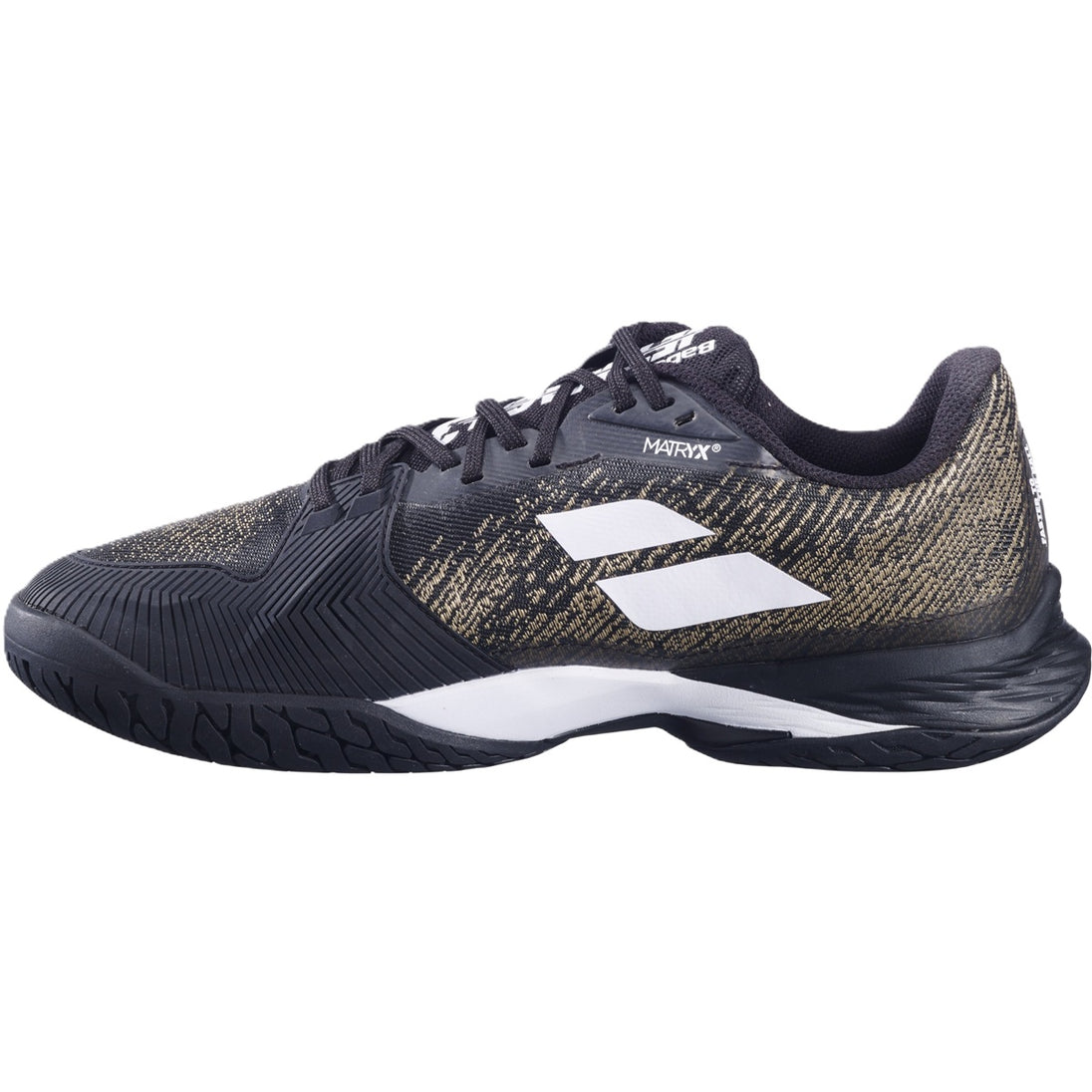 3A0S25B629-2001 Babolat Men's Jet Mach 3 All Court Tennis Shoes (Black/White)