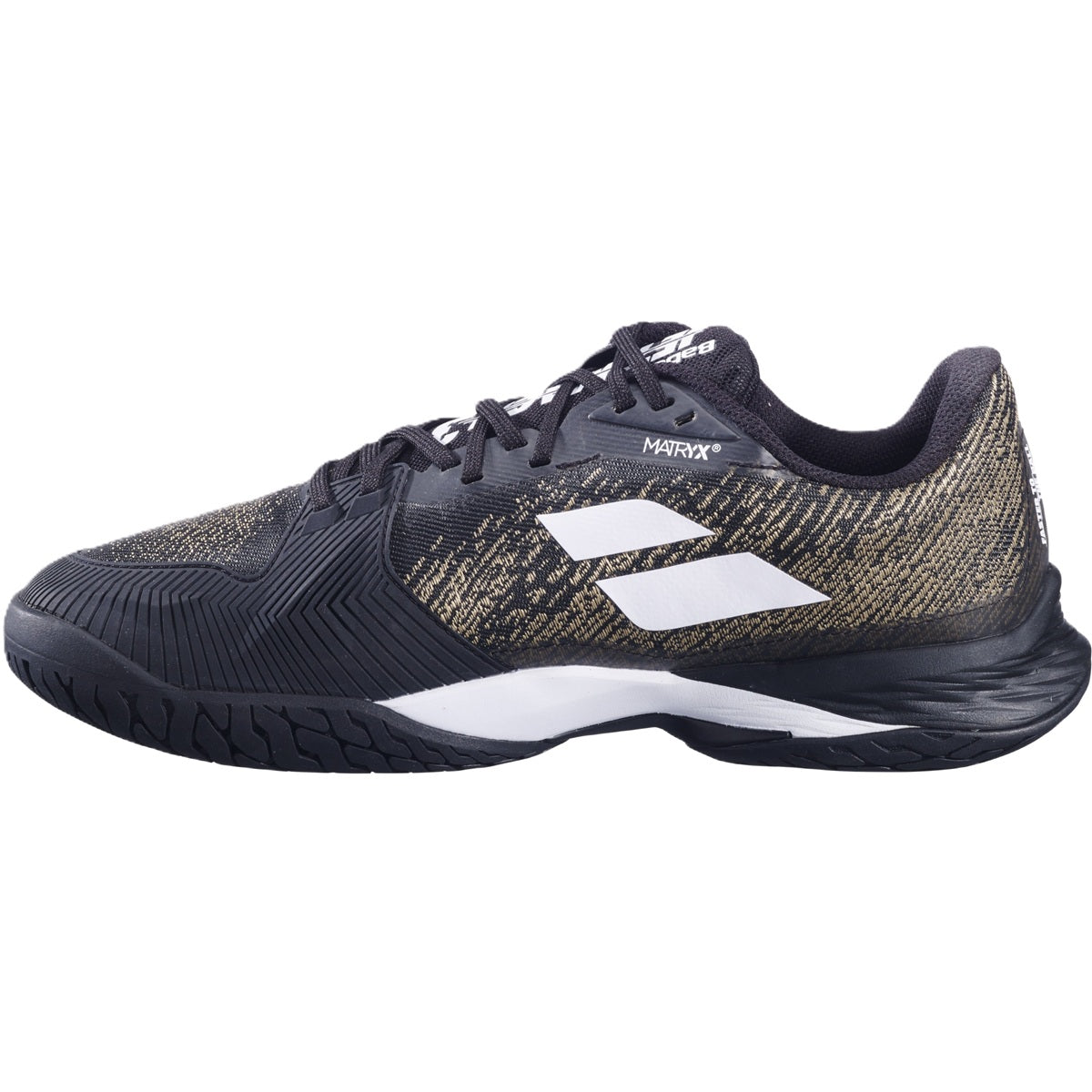 3A0S25B629-2001 Babolat Men's Jet Mach 3 All Court Tennis Shoes (Black/White)