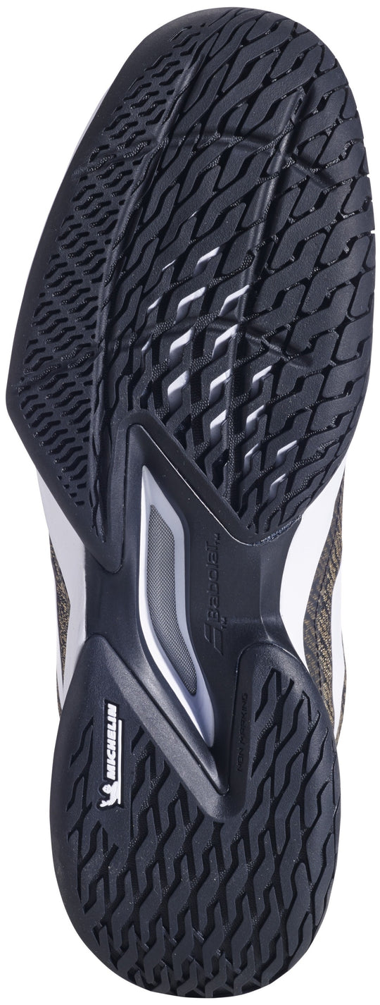 3A0S25B629-2001 Babolat Men's Jet Mach 3 All Court Tennis Shoes (Black/White)