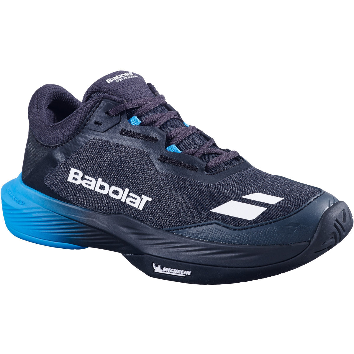 カホン　バタースコッチ　4 Babolat Men's SFX 4 Pickleball Shoes (Black/Blue)