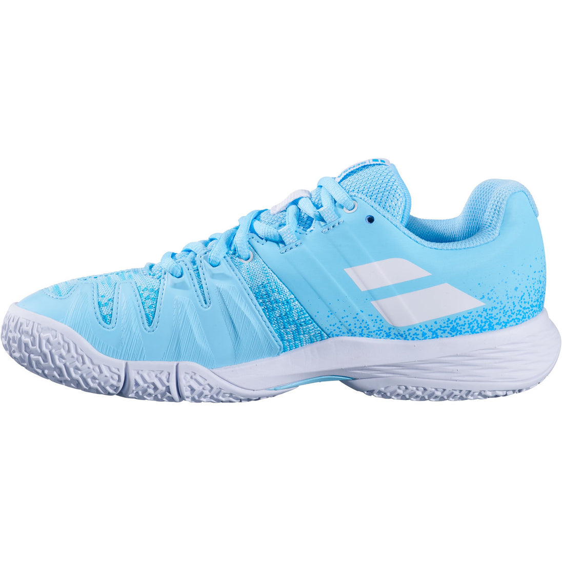 3A1F25C757-4121 Babolat Women’s Sensa Padel Shoes (Sky Blue/Tigerlily)