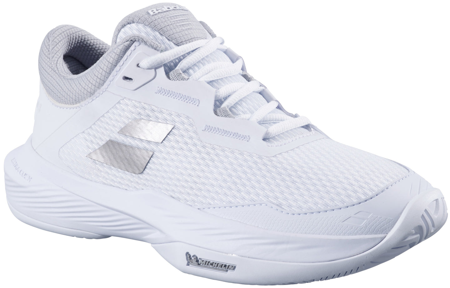 3A1S25A530-1019 Babolat Women's SFX4 All Court Tennis Shoes (White/Silver)