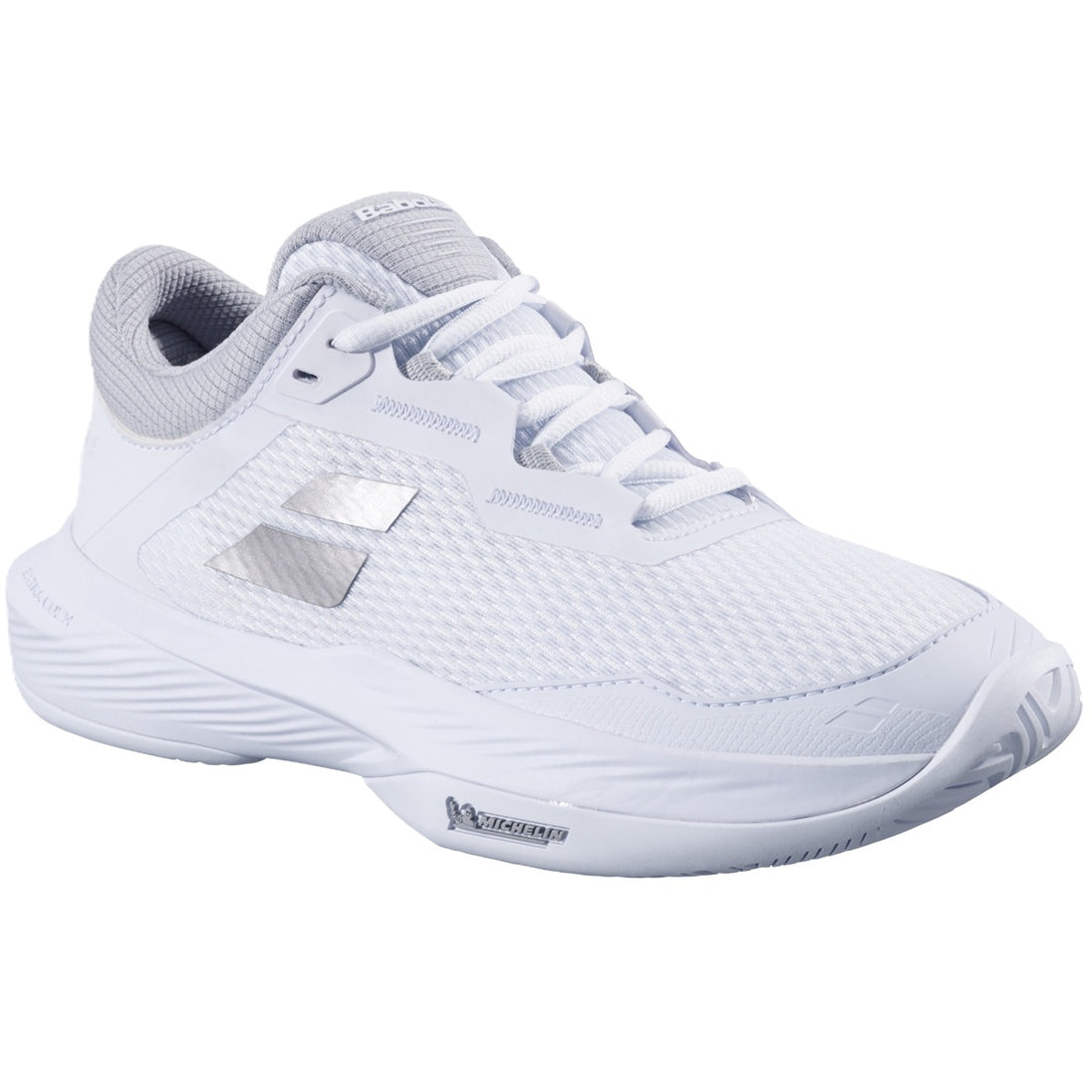 3A1S25A530-1019 Babolat Women's SFX4 All Court Tennis Shoes (White/Silver)