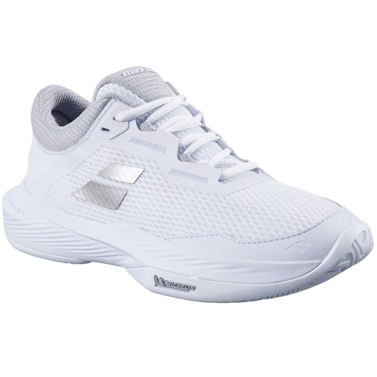 3A1S25A530-1019 Babolat Women's SFX4 All Court Tennis Shoes (White/Silver)