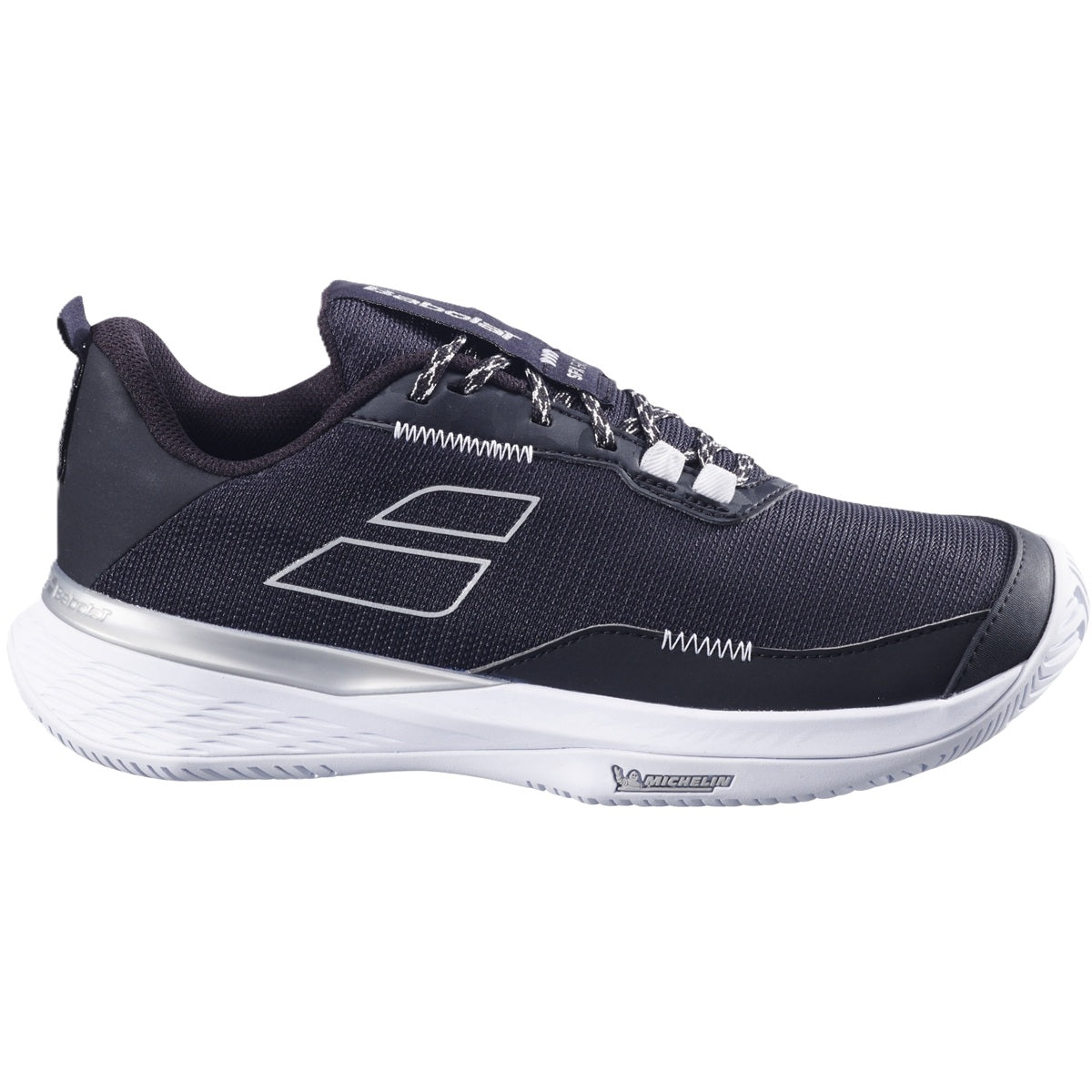 3A1S25A556 Women's SFX Evo All Court Tennis Shoes (Black/Silver)