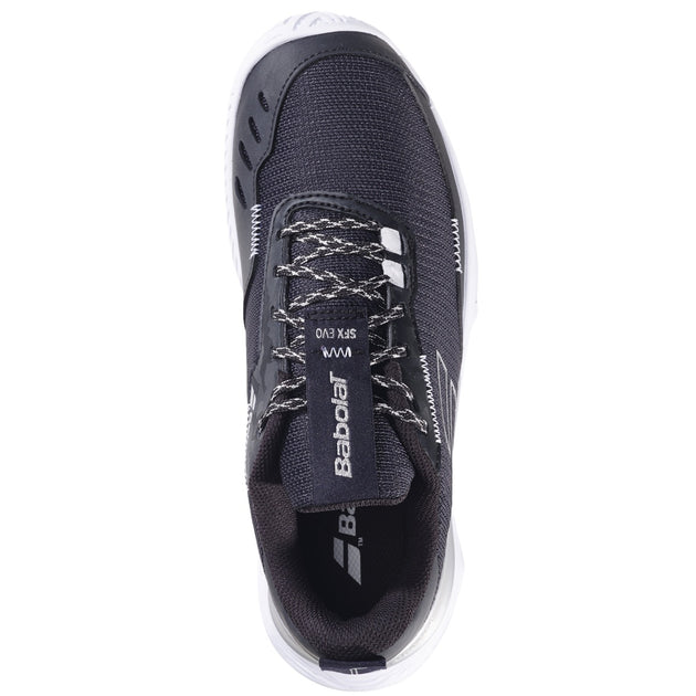 3A1S25A556 Women's SFX Evo All Court Tennis Shoes (Black/Silver)