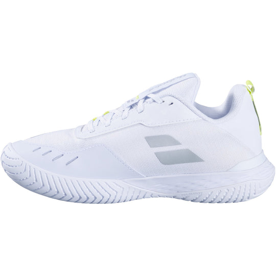 3A1S25A953-1019 Babolat Women's SFX Evo Pickleball Shoes (White/Silver)