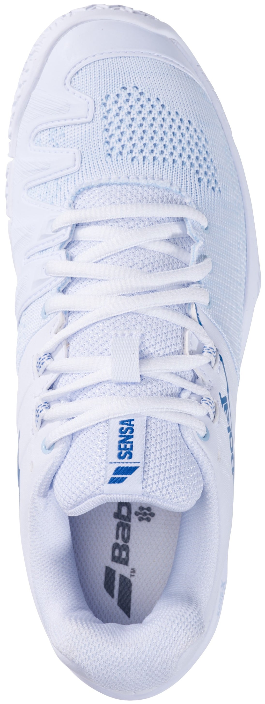 3A1S25C757-1104 Babolat Women's Sensa Padel Shoes (White/Cool Blue)