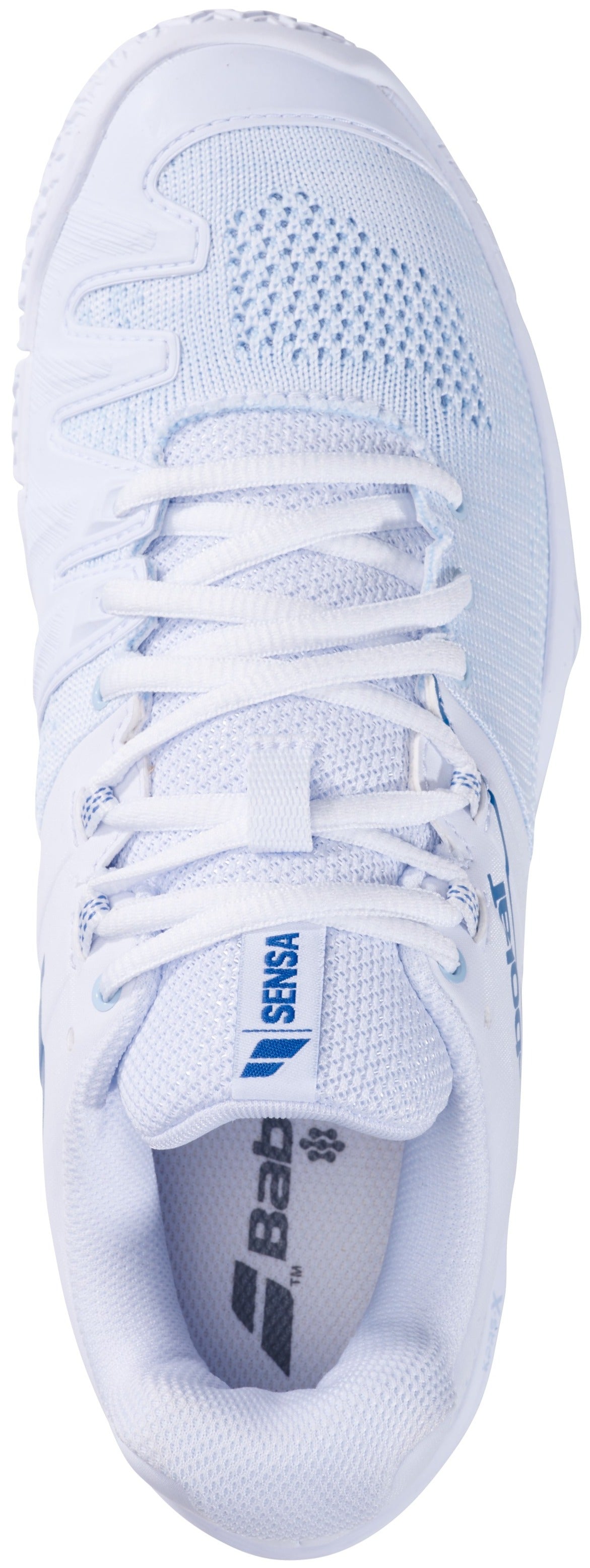 3A1S25C757-1104 Babolat Women's Sensa Padel Shoes (White/Cool Blue)