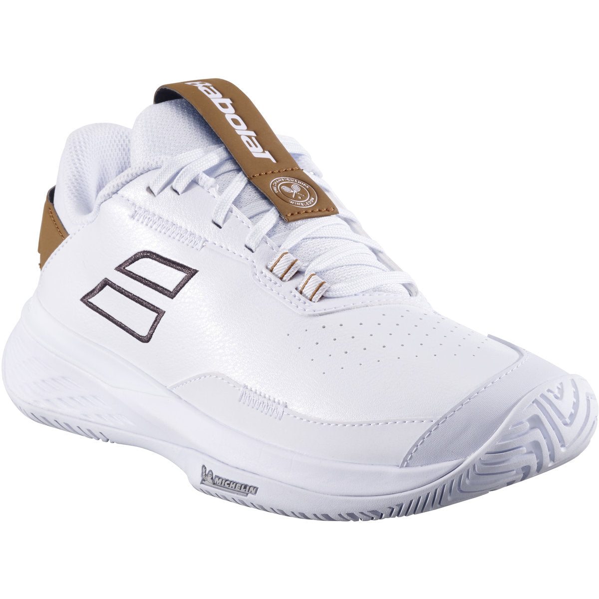 3A1S25C939-1096 Babolat Women's SFX Evo All Court Wimbledon Tennis Shoes (White/After Dark)
