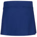 3GP1081-4000 Babolat Girl's Play Tennis Skirt with built in Shorties (Estate Blue) - Back