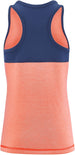 3GTD071-5053 Babolat Girl's Play Tennis Tank Top (Fluo Strike/Estate Blue)