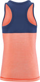 3GTD071-5053 Babolat Girl's Play Tennis Tank Top (Fluo Strike/Estate Blue)