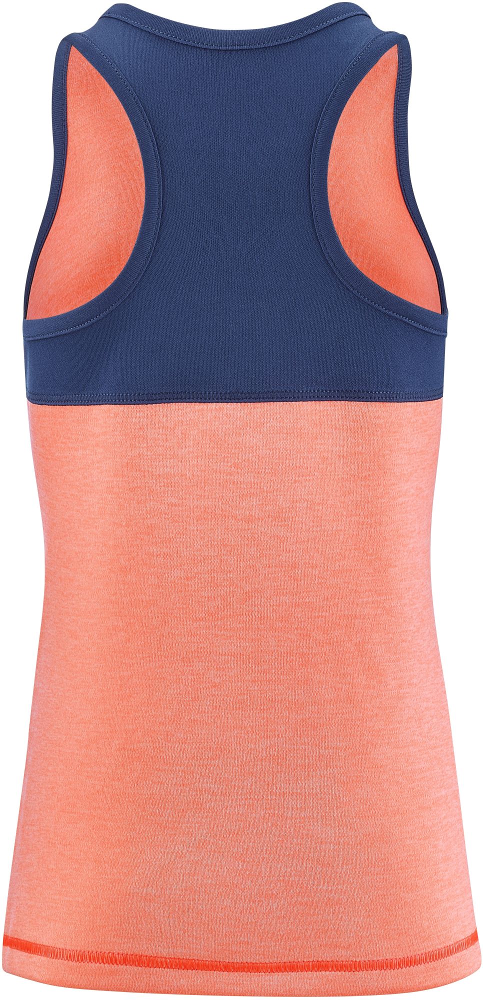 3GTD071-5053 Babolat Girl's Play Tennis Tank Top (Fluo Strike/Estate Blue)