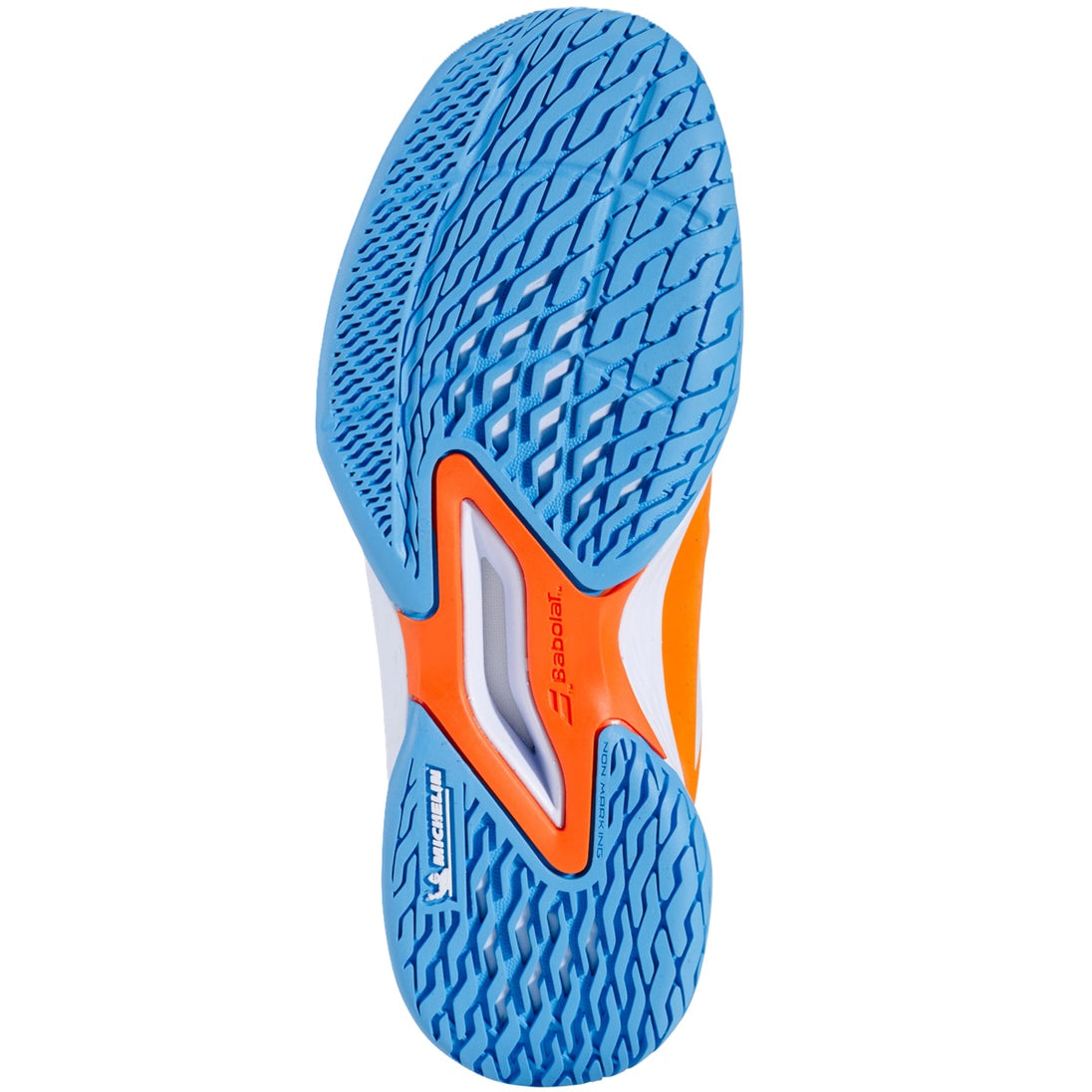 3K2S25A478-6022 Babolat Junior Propulse 3 All Court Tennis Shoes (Orange Peel)