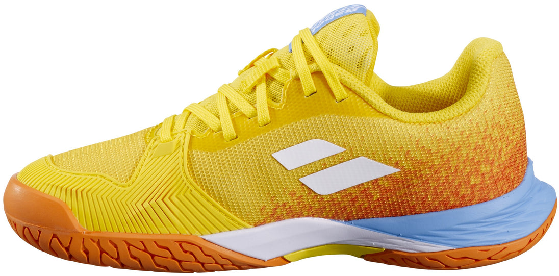 3K2S25A648-7020 Babolat Junior Jet Mach 3 All Court Tennis Shoes (Yellow)