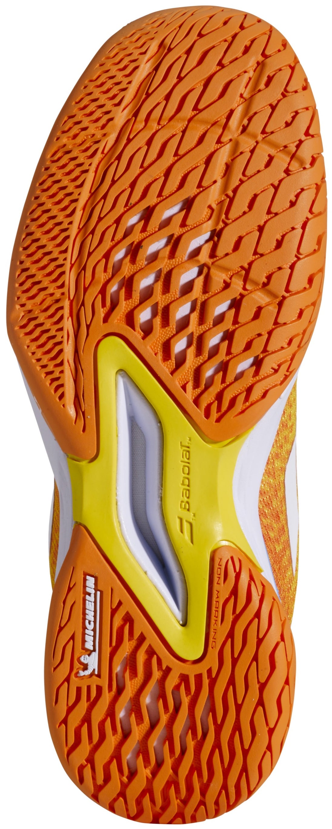3K2S25A648-7020 Babolat Junior Jet Mach 3 All Court Tennis Shoes (Yellow)