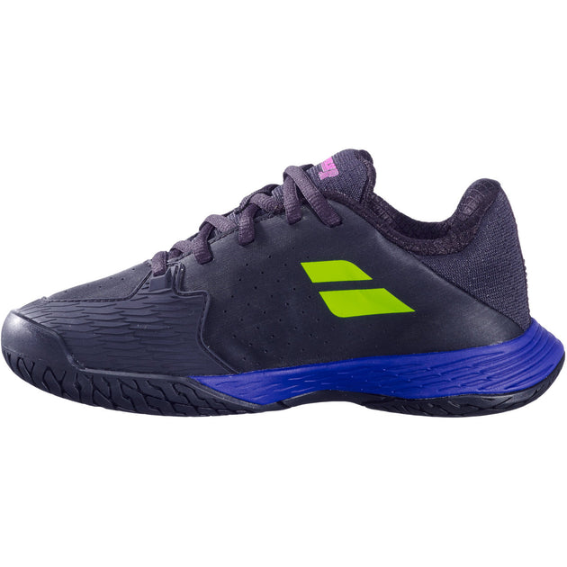 3K2F25A478-2050  Babolat Junior Propulse 3 All Court Tennis Shoes (Black/Dark Blue)