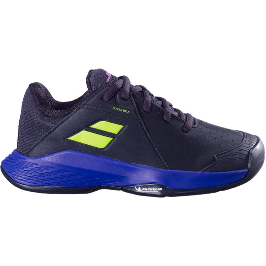 3K2F25A478-2050  Babolat Junior Propulse 3 All Court Tennis Shoes (Black/Dark Blue)