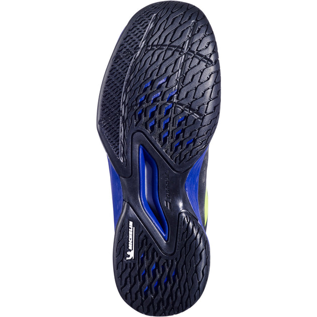 3K2F25A478-2050  Babolat Junior Propulse 3 All Court Tennis Shoes (Black/Dark Blue)