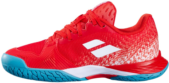 3K3S25A883-5061 Babolat Junior Jet Mach 3 All Court Tennis Shoes (Fiesta Red)