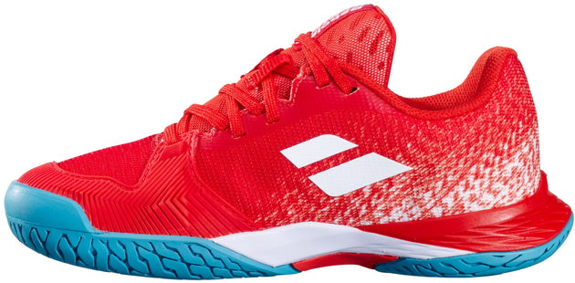 3K3S25A883-5061 Babolat Junior Jet Mach 3 All Court Tennis Shoes (Fiesta Red)