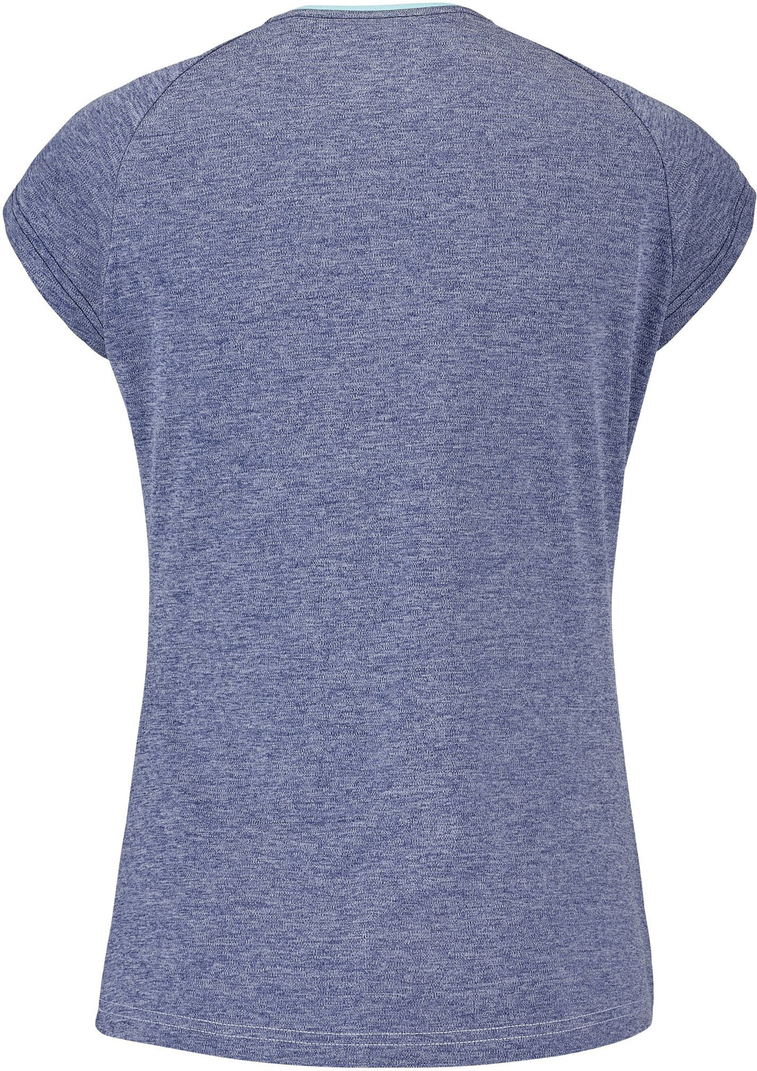 3WTE011-1079 Babolat Women's Play Cap Sleeve Tennis Training Top (White/Blue Heather)